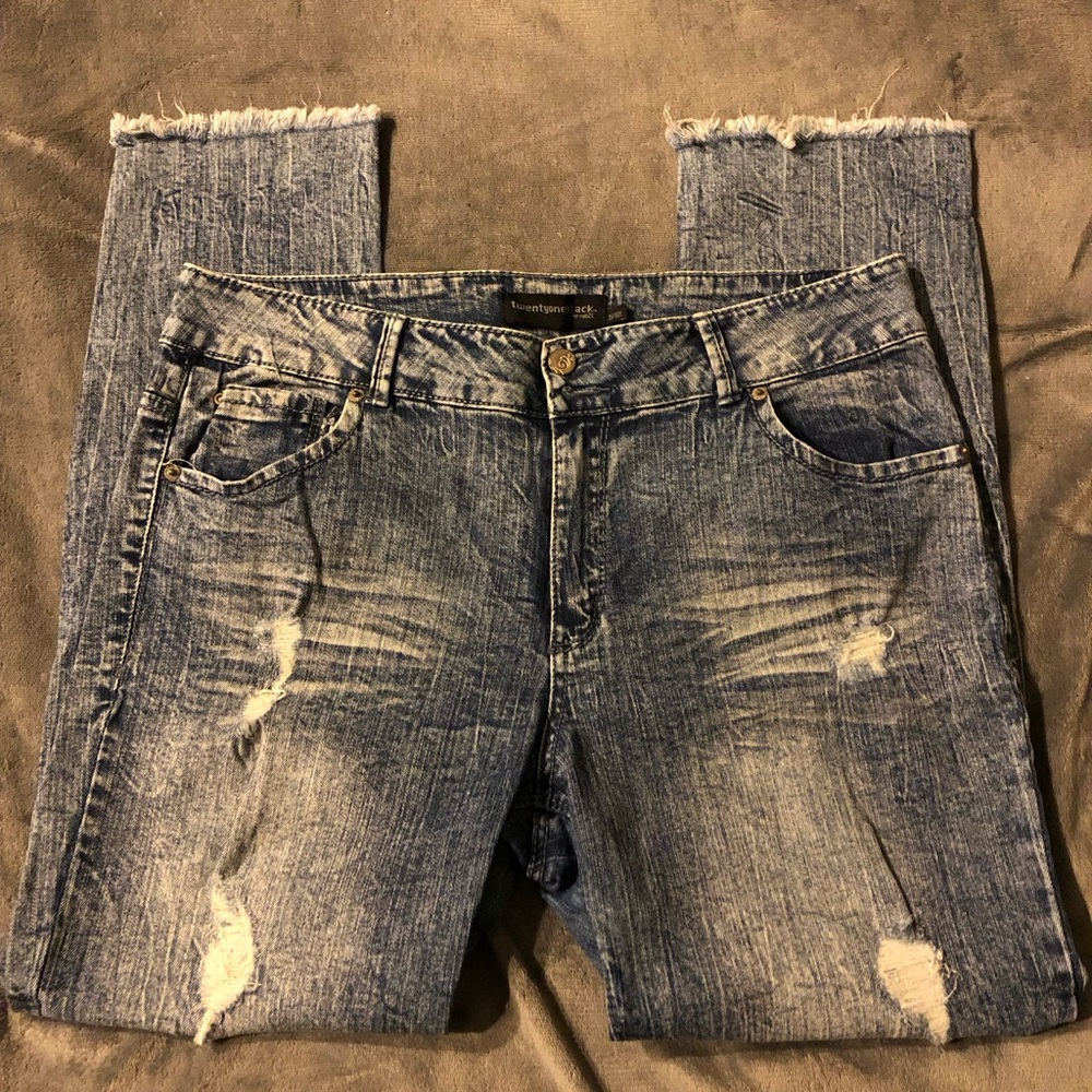 Light-wash Skinny Jeans 15/16 - Picture 1 of 5